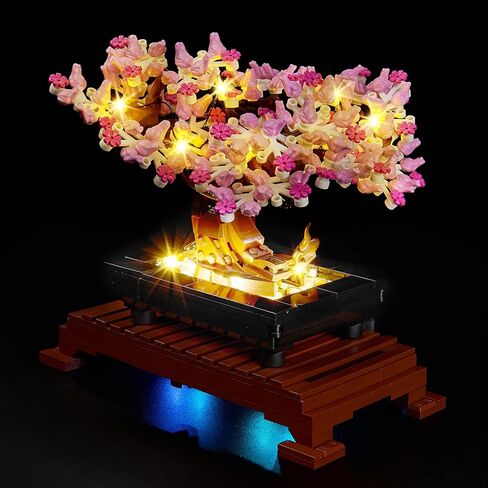 Kyglaring LED Lighting kit for Lego Bonsai Tree 10281 Building Kit - with IR Switch Compatible with Bonsai Tree Lego Set - Not Include The Model (Standard Version) in Kuwait