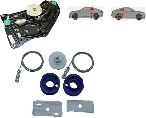 Window Regulator Repair Kit for Bentley Continental GT 2003-2010 Rear Left and Right 3W0839398 3W0839397 in Saudi Arabia