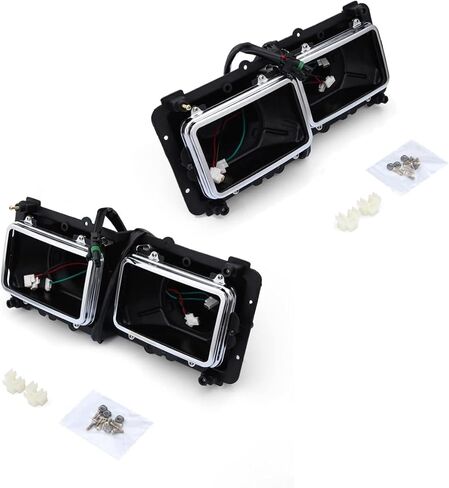 Generic Headlight Housing Base with 3 Pin Female Connector for Freightliner FLD 112 120 1989-2003 Series Truck (Driver and Passenger Side) in Saudi Arabia
