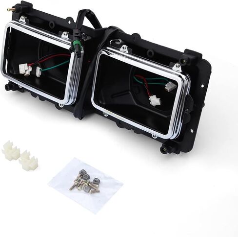 Generic Headlight Housing Base with 3 Pin Female Connector for Freightliner FLD 112 120 1989-2003 Series Truck (Driver and Passenger Side) in Saudi Arabia