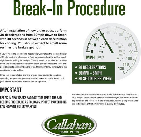 Callahan Brake Parts Brake Kit for Buick Enclave 21-22 Chevrolet Blazer 21-23 Chevrolet Traverse 21-23 GMC Acadia 21-23 Front and Rear Replacement Brake Rotors with Ceramic Brake Pads CLHCKO115686 in Saudi Arabia