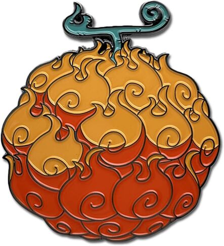 One Piece - Devil Fruit Flame Flame Pin in Saudi Arabia