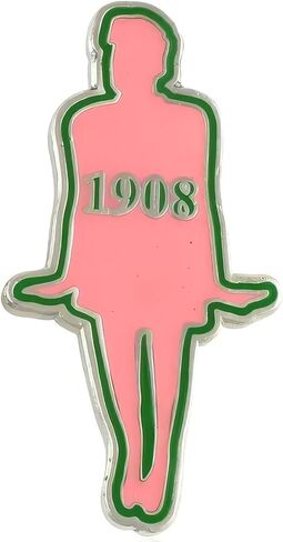 موقف اللبلاب: دبوس طية صدر السترة للسيدات باللونين الوردي والأخضر 1908 in Saudi Arabia