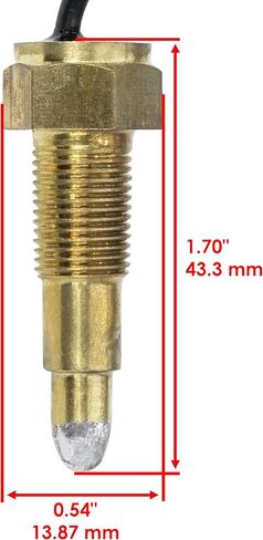 Caltric Radiator Water Sensor Switch Compatible with Kawasaki Kfx700 Kfx 700 Ksv700 2004-2009 in Saudi Arabia