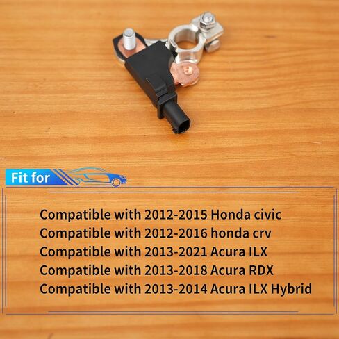 مستشعر تيار البطارية Rldym 38920-TR0-A02 متوافق مع 2012 2013 2014 2015 Honda Civic CRV، 2013-2021 Acura ILX، 2013-2018 Acura RDX استبدال 38920-TR0-A01 in Saudi Arabia