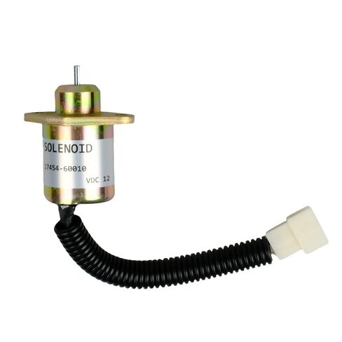 17454-60010 12 فولت إيقاف تشغيل الوقود الملف اللولبي مناسب لمحركات Kubota D905 D1005 D1105 V1205 V1305 V1505T استبدال 16616-60010، 17594-60014، SA-4569T، 1503ES-12A5UC5S، 16616-60013، 16616-60015 in Kuwait