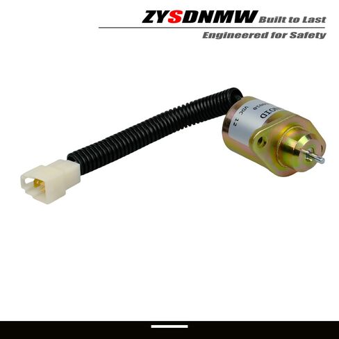 17454-60010 12 فولت إيقاف تشغيل الوقود الملف اللولبي مناسب لمحركات Kubota D905 D1005 D1105 V1205 V1305 V1505T استبدال 16616-60010، 17594-60014، SA-4569T، 1503ES-12A5UC5S، 16616-60013، 16616-60015 in Kuwait