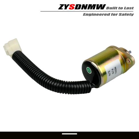 17454-60010 12 فولت إيقاف تشغيل الوقود الملف اللولبي مناسب لمحركات Kubota D905 D1005 D1105 V1205 V1305 V1505T استبدال 16616-60010، 17594-60014، SA-4569T، 1503ES-12A5UC5S، 16616-60013، 16616-60015 in Kuwait