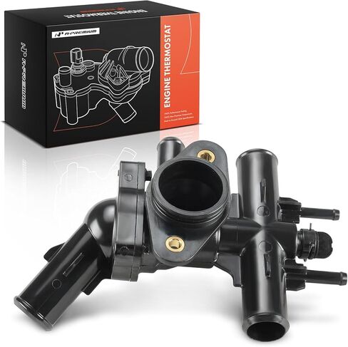 A-Premium Thermostat Housing Compatible with Ford Five Hundred Freestyle Mercury Montego 2005-2007 V6 3.0L in Saudi Arabia