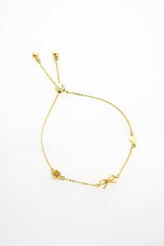 Ted Baker London Ilona Mini Icons Adjustable Bracelet for Women (Gold) in Saudi Arabia