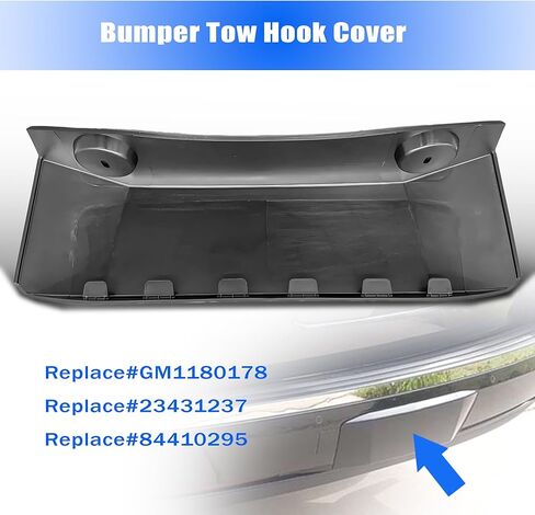 PartsFlow Trailer Hitch Cover GM1180178, Tow Hook Cover for Escalade/Escalade ESV 2015 2016 2017 2018 2019 2020 Replace# 23431237 in Saudi Arabia