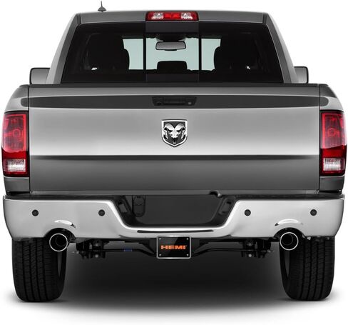 iPick Image Made for HEMI Logo UV Graphic Black Billet Aluminum 2 inch Tow Hitch Cover in Saudi Arabia