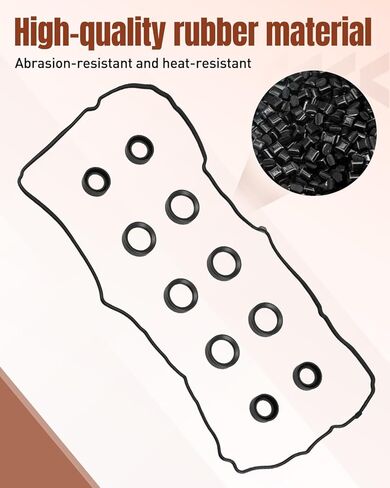 VS50993R Valve Cover Gasket Set Fit for Ford F-150 2017–2020, for Ford Expedition 2018–2023, Fit for Lincoln Navigator 3.5L V6 Replaces VS50993R, VS50973, HL3Z-6584-A, ML3Z-6584-G in Saudi Arabia