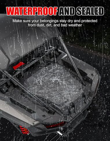Tonneau Bed Cover for Polaris RZR XP 1000 - Waterproof Heavy Duty Rear Cargo Box Bed Cover for Polaris RZR XP/4 1000 Premium/Sport/Ultimate 2024 2025, Keep Clean Dry, Replace OEM #2884548 in Saudi Arabia