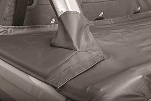 MasterTop Tonneau Cover, Black MasterTwill - Fits Jeep Wrangler JL 2-Door 2018-2021, Hard Top Models - Cargo Area Truck Bed Cover - Wind Breaker Blocks Backdrafts in Saudi Arabia