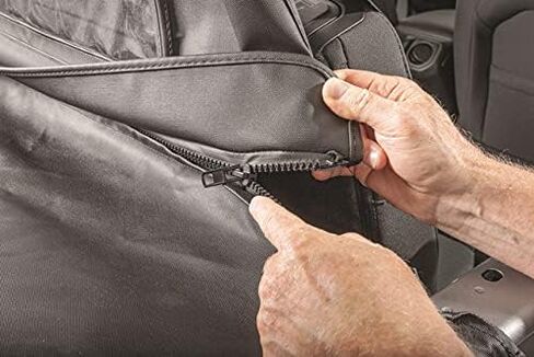 MasterTop Tonneau Cover, Black MasterTwill - Fits Jeep Wrangler JL 2-Door 2018-2021, Hard Top Models - Cargo Area Truck Bed Cover - Wind Breaker Blocks Backdrafts in Saudi Arabia