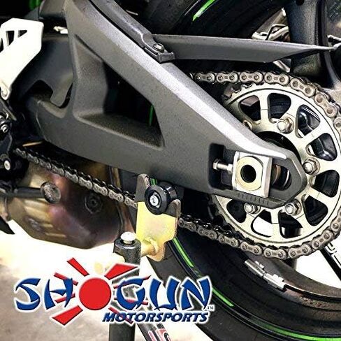 Shogun USA Made Kaw ZX10 ZX10R ZX10RR 2016 2017 2018 2019 2020 2021 2022 2023 2024 2025 2026 مجموعة منزلق سوداء كاملة بدون قطع تتضمن بدون قطع إطار منزلقات وبكرات ذراع متأرجحة وأطراف شريط - 755-4959 in Saudi Arabia