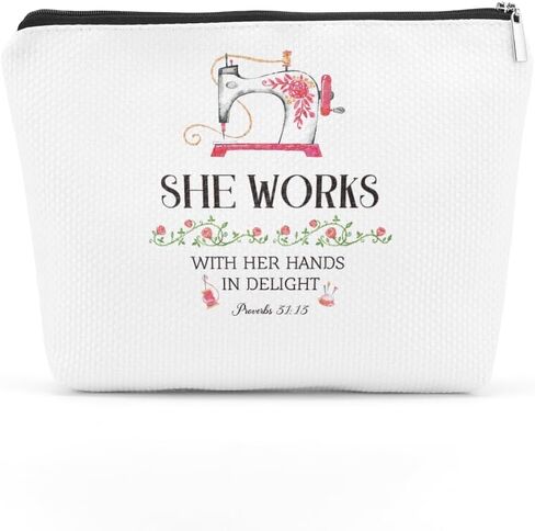 هدايا اللحف للنساء، هدايا اللحف للنساء - تعمل بيديها - هدايا الخياطة لمحبي الخياطة، حقيبة مكياج هدايا الخياطة، هدية للصرف الصحي، لحاف لأفكار هدايا عيد الميلاد in Kuwait