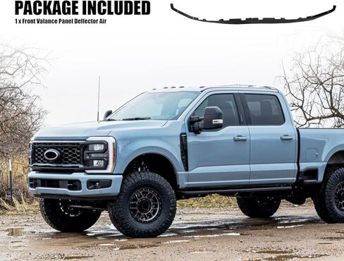 YLT AUTO 2.15 Inches Front Bumper Lower Valance Panel Assembly Compatible with 2023 2024 Ford F250 F350 Super Duty Tremor Replace PC3Z-17626-CA Valance Deflector Air Dam in Saudi Arabia