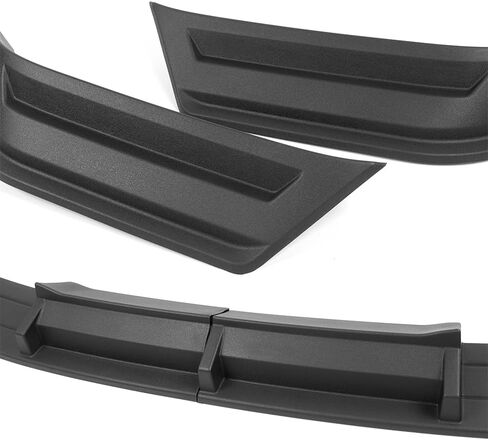 Front Bumper Lip fit for Compatible with Ford F-150 F150 Pickup Truck 2018-2020, Front Bumper Lip Spoiler Air Chin Body Kit Splitter, Unpainted Matt Black, 2019, STP-Style, ABS in Saudi Arabia