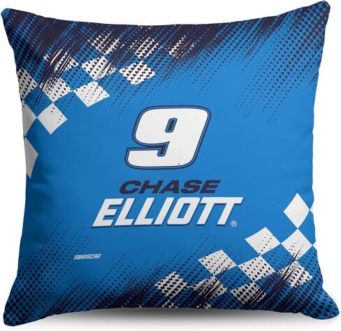 Northwest NASCAR Ross Chastain Double-Sided Throw Pillow 18x18 Inches, Soft Decorative Racing Accent Cushion, Simple Speed Design in Saudi Arabia