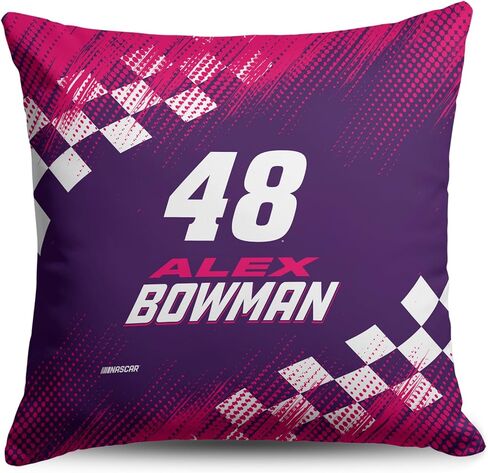 Northwest NASCAR Ross Chastain Double-Sided Throw Pillow 18x18 Inches, Soft Decorative Racing Accent Cushion, Simple Speed Design in Saudi Arabia