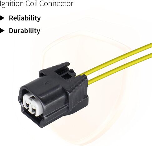 HiSport Coolant Temperature Sensor Connector Repair Harness 2PCS Compatible with Honda Accord Civic Acura 2006-2024 Temperature Sensor Connector Pigtail Replace 04320-SAA-A00 37870-RWC-A01 in Saudi Arabia