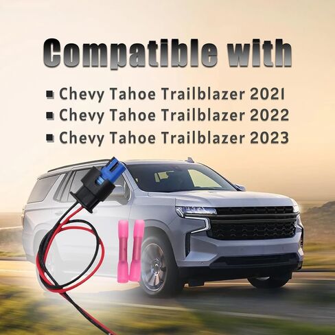 Pigtail Plug Wiring Harness Fit for Chevy Tahoe Trailblazer 2021-2022,2-Pin Side Marker Light Connector Pigtail, Replacement for 1-2203769 in Saudi Arabia