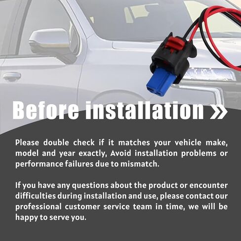 Pigtail Plug Wiring Harness Fit for Chevy Tahoe Trailblazer 2021-2022,2-Pin Side Marker Light Connector Pigtail, Replacement for 1-2203769 in Saudi Arabia