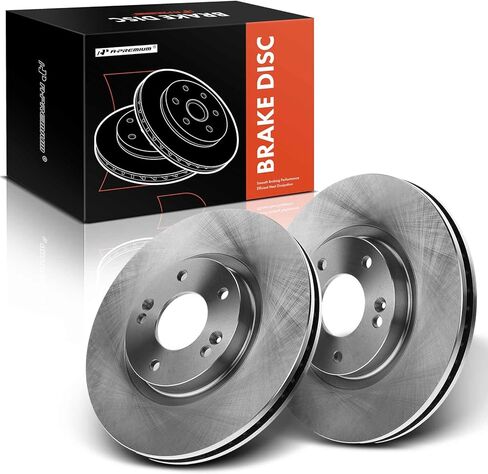A-Premium 11.81 inch (300mm) Front Vented Disc Brake Rotors Compatible with Select Hyundai and Kia Models - Sonata, Tucson, For Veloster, Forte, Optima, For Sportage, Rondo, Forte Koup, Forte5, 2-PC in Saudi Arabia
