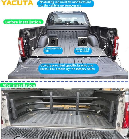 ملحقات سرير الشاحنة، موسع السرير مناسب لـ F150/F250، تندرا، رام، سيلفرادو، سييرا وتيتان in Kuwait