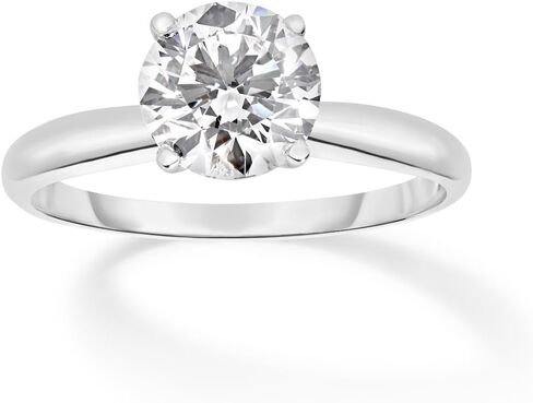 IGI Certified 1 Carat Lab Grown Diamond Solitaire Engagement Ring 14K Yellow Gold or White Gold (F-G Color, VS2-SI1 Clarity) in Saudi Arabia