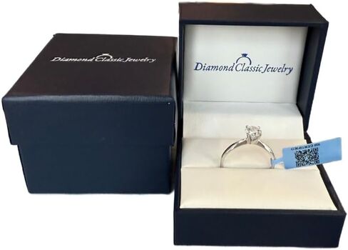 IGI Certified 1 Carat Lab Grown Diamond Solitaire Engagement Ring 14K Yellow Gold or White Gold (F-G Color, VS2-SI1 Clarity) in Saudi Arabia