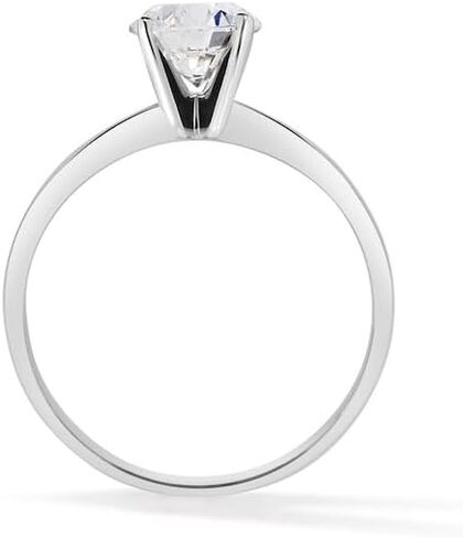 IGI Certified 1 Carat Lab Grown Diamond Solitaire Engagement Ring 14K Yellow Gold or White Gold (F-G Color, VS2-SI1 Clarity) in Saudi Arabia