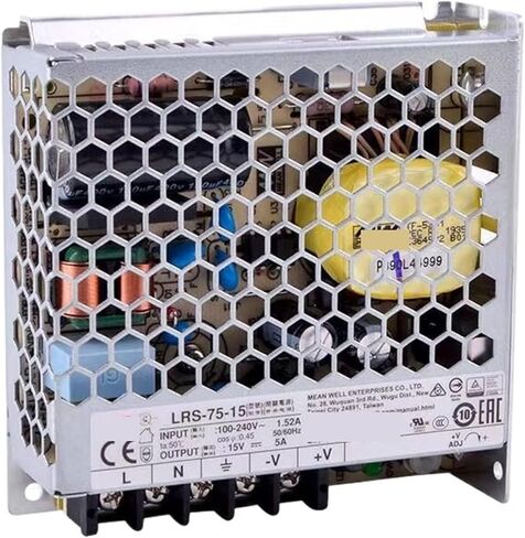 1pcs LRS-75-15 15VDC 5A Single Output Switching Power Supply Led Driver in Saudi Arabia