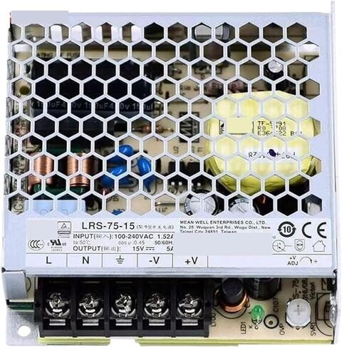 1pcs LRS-75-15 15VDC 5A Single Output Switching Power Supply Led Driver in Saudi Arabia