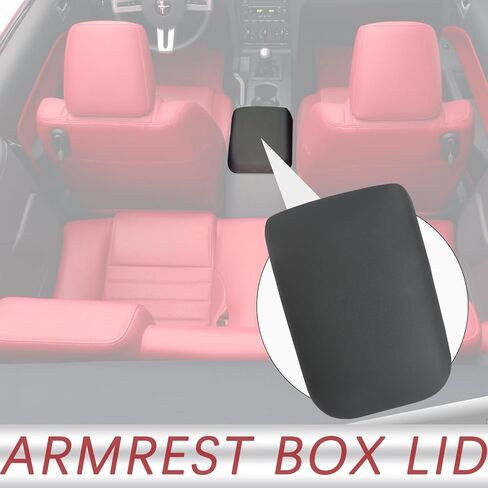 Center Console Armrest Leather Lid Cover Fits Ford Mustang 2005-2009 Replaces 5R3Z-6306024-AAC 5R3Z6306024AAC in Saudi Arabia