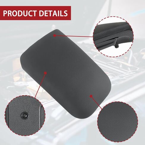 Center Console Armrest Leather Lid Cover Fits Ford Mustang 2005-2009 Replaces 5R3Z-6306024-AAC 5R3Z6306024AAC in Saudi Arabia