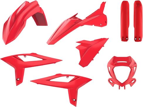 Polisport Motocross (MX) Replica Plastic Kit for BETA RR 2T & 4T (2020–2022) Dirt Bike – OEM Quality, Durable, Flexible & Perfect Fit – Red/White in Saudi Arabia