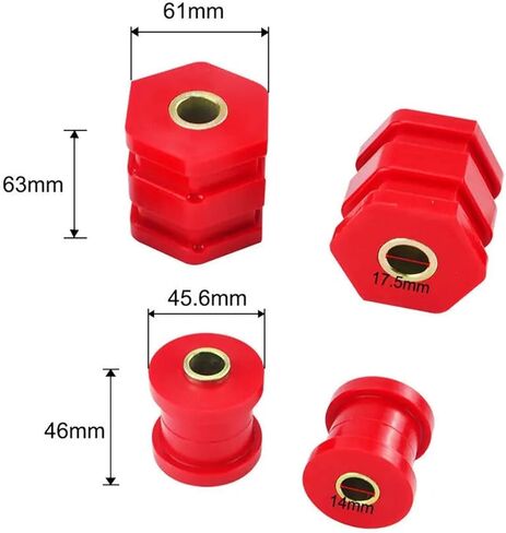 Replacement Prothane Front Lower Control Arm Bushing Kit 1996-2000 Fit For Civic EK Non Si auto parts in Saudi Arabia