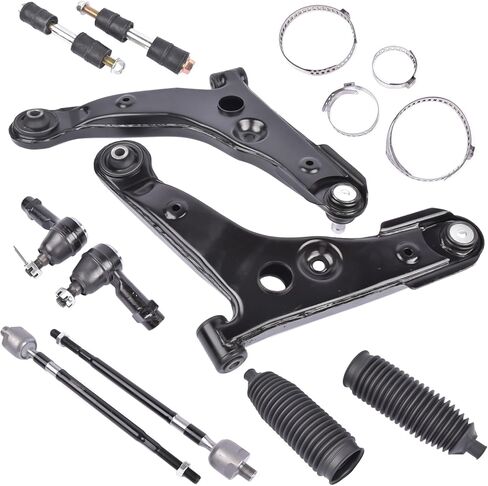 AP01 Control Arm Ball Joints Tie Rod Ends Front Lower for 02-07 Mitsubishi Lancer FWD auto parts in Kuwait