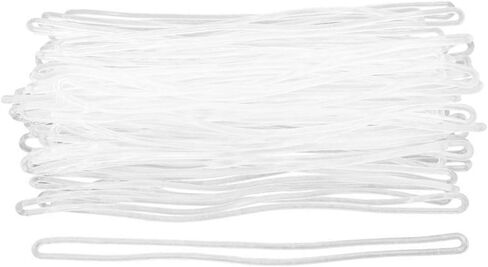 50Pcs 150mm Clear Plastic Travel Luggage Tag Loops Holder PVC Name Tag Loop Straps Worm Loops Office Supplies Blank Labeling Tags for Bag Tags (Transparent)，Shower Accessories in Saudi Arabia
