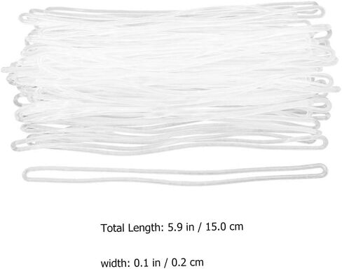 50Pcs 150mm Clear Plastic Travel Luggage Tag Loops Holder PVC Name Tag Loop Straps Worm Loops Office Supplies Blank Labeling Tags for Bag Tags (Transparent)，Shower Accessories in Saudi Arabia