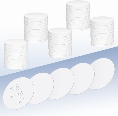 5 قطع من ملصقات NFC NTAG424 DNA بيضاء فارغة NFC، بطاقات NFC مستديرة، رقاقة NFC 424 قابلة لإعادة الكتابة وقابلة للبرمجة مع ظهر لاصق، ذاكرة 504 بايت، متوافقة مع الأجهزة التي تدعم TagMo وNFC in Kuwait