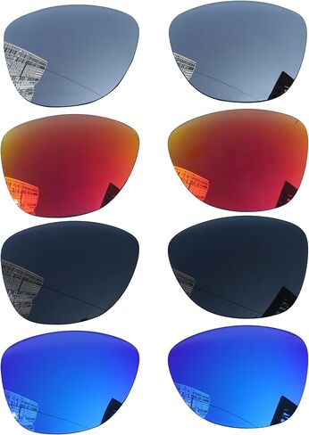 4 أزواج من العدسات المستقطبة البديلة من Acefrog لنظارات Oakley Frogskins OO9013 الشمسية، مقاومة للكسر، مضادة للخدش، مناسبة تمامًا، عبوة اقتصادية 1 in Saudi Arabia