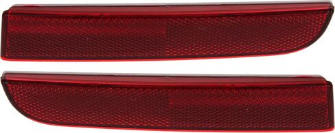 Evan Fischer Rear, Driver and Passenger Side Bumper Reflector Set Compatible with 2008-2017 Mitsubishi Lancer, 2011-2012 Outlander Sport, 2011-2012 RVR RH and LH in Saudi Arabia