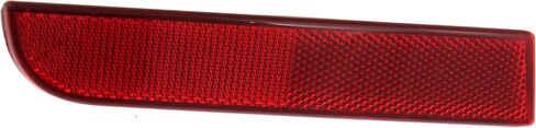 Evan Fischer Rear, Driver and Passenger Side Bumper Reflector Set Compatible with 2008-2017 Mitsubishi Lancer, 2011-2012 Outlander Sport, 2011-2012 RVR RH and LH in Saudi Arabia