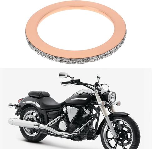 SING F LTD 2Pcs Exhaust Gasket 55x42.4x3.5mm 3EG-14613-00-00 4X7-14613-00-00 Compatible with Yamaha in Saudi Arabia