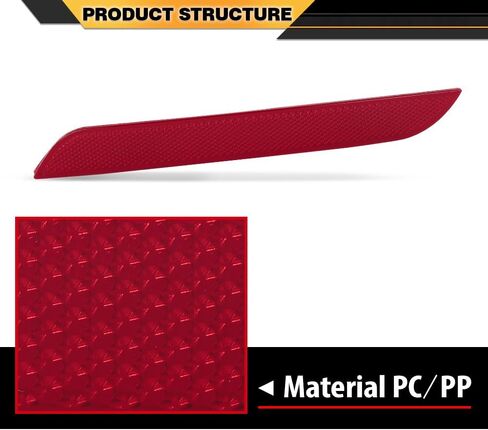 BM1185100 Rear Right Bumper Reflector Compatible with BMW 320i 328i 328d 335i 428i 430i Base 2012-2017, Passenger Side, 63147382234 in Saudi Arabia