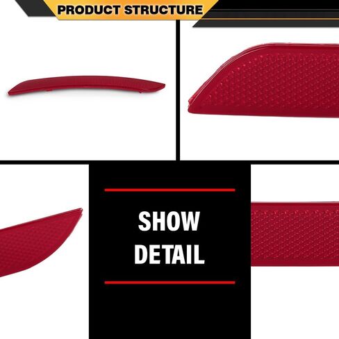 BM1185100 Rear Right Bumper Reflector Compatible with BMW 320i 328i 328d 335i 428i 430i Base 2012-2017, Passenger Side, 63147382234 in Saudi Arabia